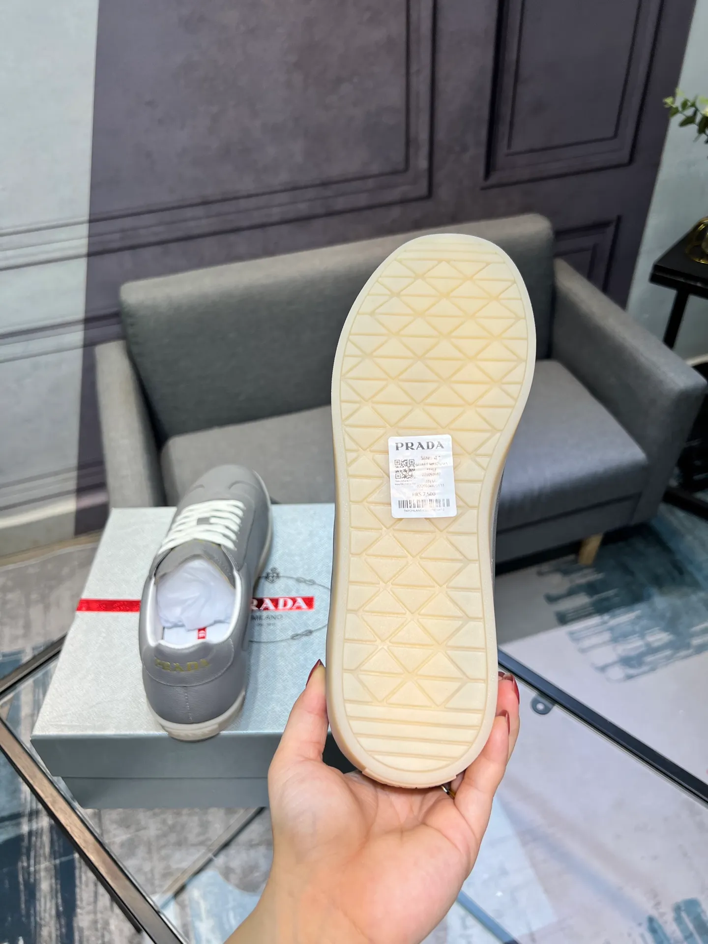 Men's shoes 💰540 [PRADA] Men's shoes are popular in the counter, official website synchronization, 1 high-quality shipment ✔️ Original frosted cowhide + cowhide lining, 1🆚1 replica, original sole, 38-45 (45 customized, non-refundable)
